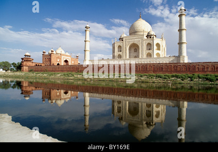 Taja Mahal, Agra, Utar Pradesh, Inde Banque D'Images