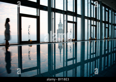 La piscine de l'hôtel InterContinental, Varsovie, Pologne Banque D'Images
