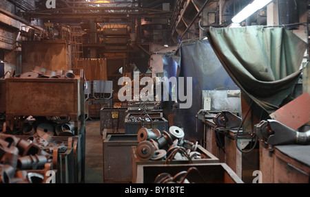 Production de moulages pour machines agricoles, Poznan, Pologne Banque D'Images