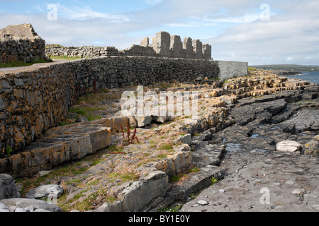 L'Inishmore îles Aran Comté de Galway Irlande Banque D'Images