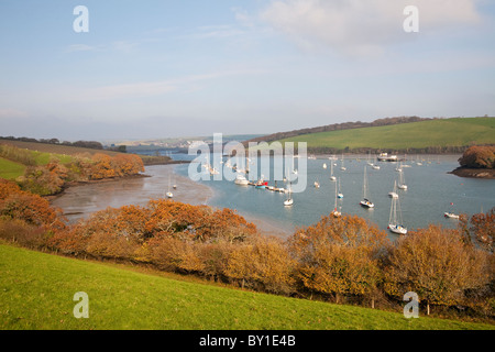 L'estuaire de Kingsbridge et Salcombe Banque D'Images