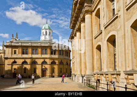 Sheldonian Theatre d'Oxford au Royaume-Uni Banque D'Images