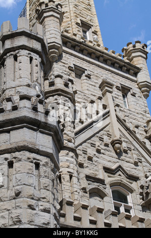 Le Magnificent Mile, l'avenue du Michigan est le foyer de l'ancien château d'eau, un château comme structure construite à la fin des années 1800. Banque D'Images