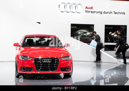 Audi affichage à North American International Auto Show Banque D'Images