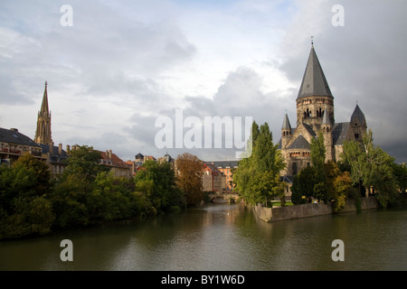 Le Temple Neuf à Metz, France. Banque D'Images