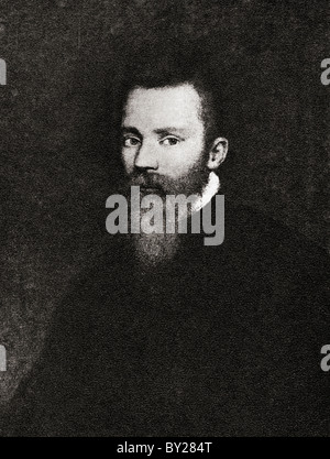 Vésale, 1514 à 1564. Médecin et anatomiste néerlandais, auteur. De Geschiedenis van Nederland, publié 1936. Banque D'Images