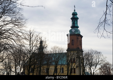 Monastère (17 c.) de l'ordre des stigmates de Saint François d'Assise, Lesser Poland Voivodeship, Macédoine, Pologne Banque D'Images