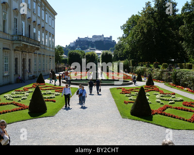 Les jardins du palais Mirabell Salzburg Autriche Salzbourg Autriche Salzbourg Autriche 02 septembre 2010 Banque D'Images