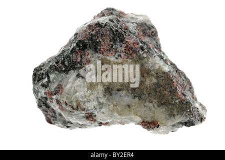 L'amphibolite. Type de roches métamorphiques Banque D'Images