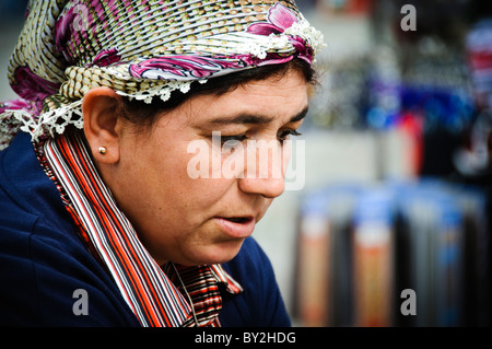 ISTANBUL, Turquie / Türkiye — le bazar Arastar, un petit bazar à côté du Sultanahment Camii (Mosquée bleue) à Istanbul, Turquie. Banque D'Images