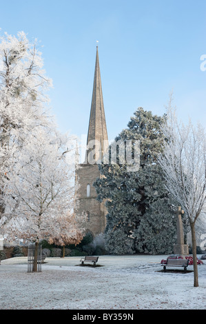 Des scènes d'hiver à Ross-on-Wye Banque D'Images