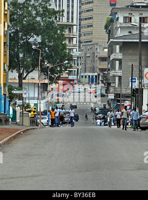 Centre-ville d'Abidjan, Côte d'Ivoire Banque D'Images