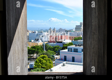 Vue du vieux San Juan, Puerto Rico. Banque D'Images