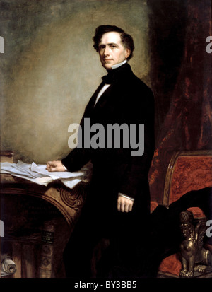 Franklin Pierce, le Président Franklin Pierce a été le 14e président des États-Unis. Banque D'Images