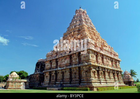 TEMPLE de Shiva dans le Tamil Nadu GANGAIKONDACHOLAPURAM Banque D'Images