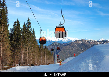 Jasna Basses Tatras est la plus grande station de ski de Slovaquie Banque D'Images