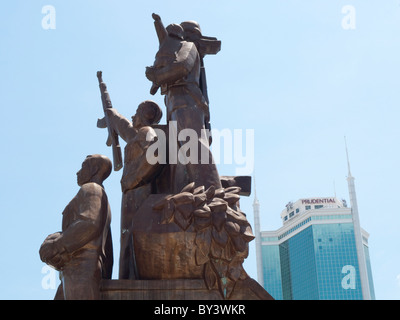 Statues communistes, Ho Chi Minh City, Vietnam Banque D'Images