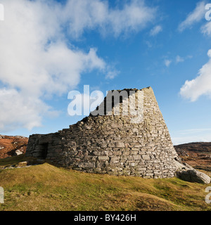 Dun Carloway Broch, Carloway, Isle Of Lewis, Hébrides extérieures, en Écosse Banque D'Images