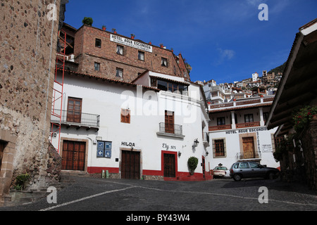 Taxco, ville coloniale bien connu pour ses marchés d'argent, l'État de Guerrero, au Mexique, en Amérique du Nord Banque D'Images