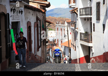 Taxco, ville coloniale bien connu pour ses marchés d'argent, l'État de Guerrero, au Mexique, en Amérique du Nord Banque D'Images