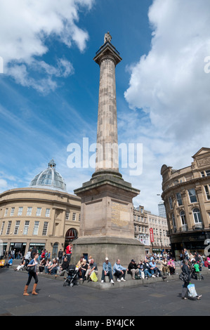 Grey's Monument à Newcastle Banque D'Images