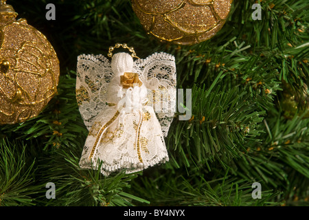 Angel on Christmas Tree Banque D'Images