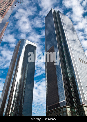 Un et Deux California Plaza, du centre-ville de Los Angeles, Bunker Hill. Banque D'Images