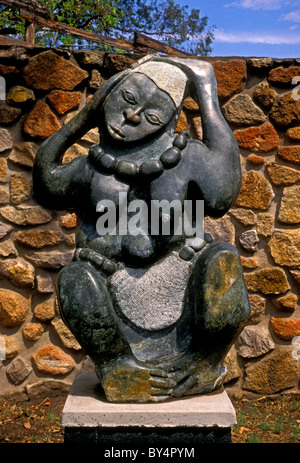 Shona sculptures, Shona statue, Chapungu Sculpture Park, ville de Harare, Harare, Zimbabwe, Harare Province, Afrique Banque D'Images