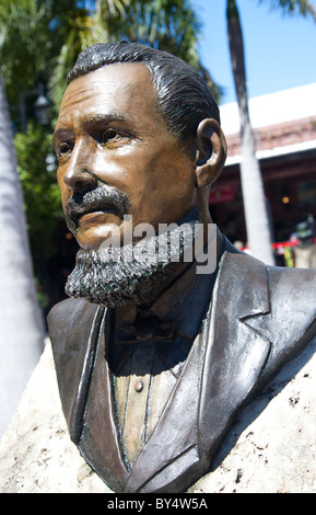 Buste de William Curry 1821-1896 dans le jardin de sculptures historiques, Key West, Floride Banque D'Images