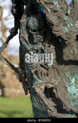 À partir de détails le National Famine Monument, Comté de Mayo, Irlande Banque D'Images