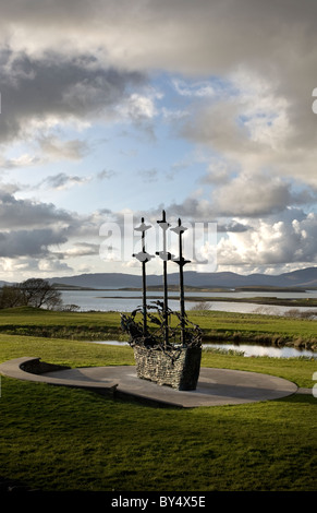 Monument National Famine, Comté de Mayo, Irlande Banque D'Images