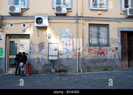 Street art et Graffiti à Naples, Italie Banque D'Images