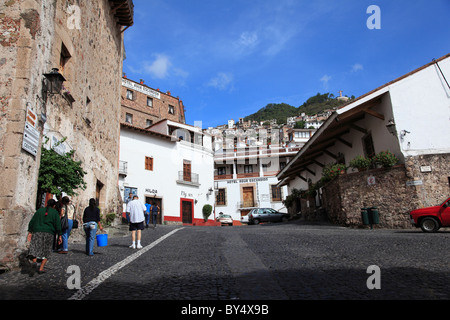 Taxco, ville coloniale bien connu pour ses marchés d'argent, l'État de Guerrero, au Mexique, en Amérique du Nord Banque D'Images