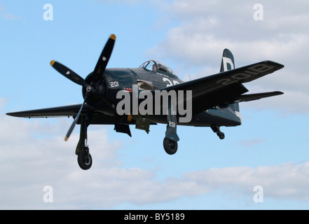 L'Américain Grumman F6F Hellcat mérité le surnom de 'Ace Maker' Banque D'Images