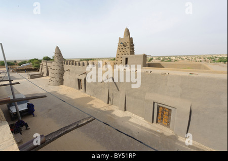 La mosquée de Djingareiber à Tombouctou, Mali Banque D'Images