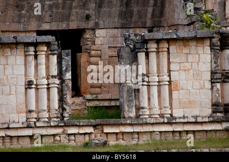 Le palais, PUCC ruines mayas de LABNA, YUCATAN, MEXIQUE Banque D'Images