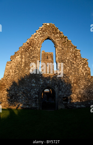 Kilcrea couvent franciscain (1465), près de fours, comté de Cork, Irlande Banque D'Images