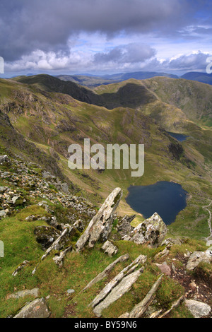 Coniston le vieil homme sommet, Montagne, Parc National de Lake District, UK Banque D'Images