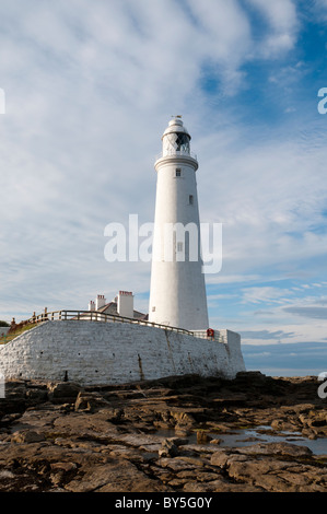 St Mary's Lighthouse Banque D'Images