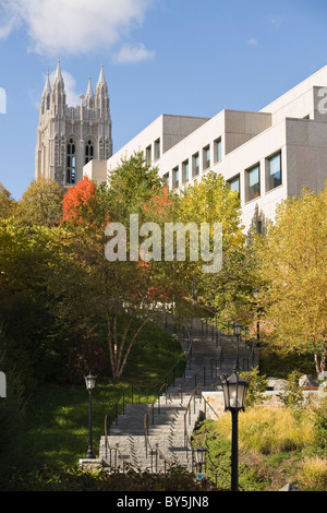 Boston College Campus Chestnut Hill, Massachusetts Banque D'Images