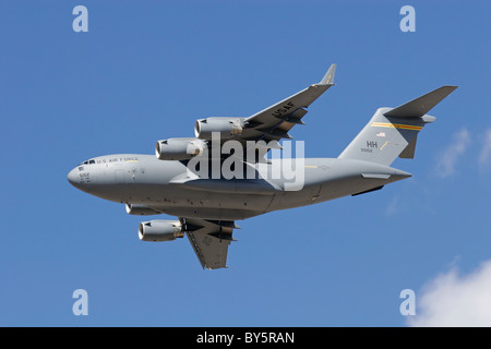 Construit Boeing C-17 Globemaster III en vol Banque D'Images