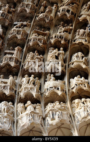 Auxerre (89) : La Cathédrale ('Cathédrale Saint-Étienne d'Auxerre') Banque D'Images