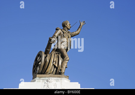 Mémorial des héros de guerre en Cantabrie Espagne Banque D'Images