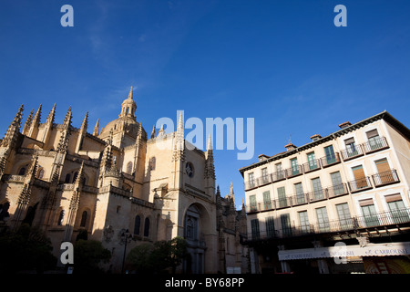 Cathédrale de Ségovie en Espagne. Banque D'Images