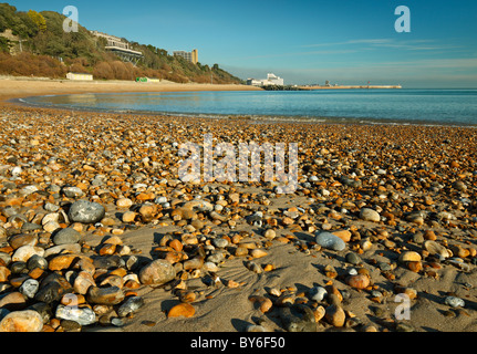 Plage de Folkestone. Banque D'Images