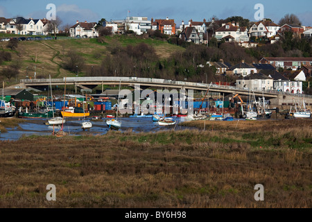 Deux Tree Island Marina Banque D'Images