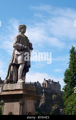 Allan Ramsay Statue Banque D'Images