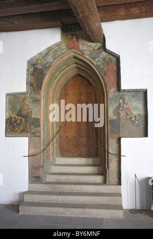 Chapelle impériale dans le château impérial, Nuremberg, Franconia, Bavaria, Germany Banque D'Images