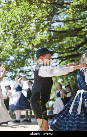 Mountain festival, Kraxnbichl, Neufahrn, Egling, Haute-Bavière, Allemagne Banque D'Images