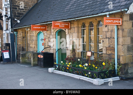 Bâtiments à Grosmont, North York Moors Railway Banque D'Images